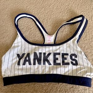 Victoria’s Secret PINK Yankees Sports Bra Top